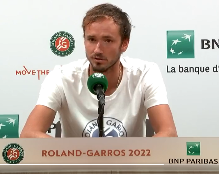 Tennis. RolandGarros Daniil Medvedev «Je suis ravi d'être de